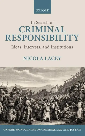 Cover of In Search of Criminal Responsibility