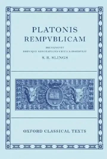 Cover of Platonis Respublica