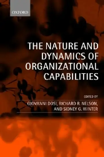 Cover of The Nature and Dynamics of Organizational Capabilities