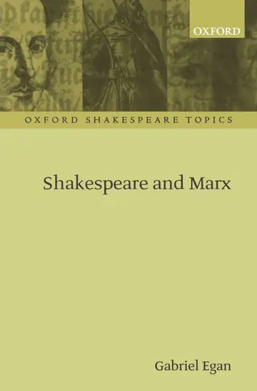 Cover of Shakespeare and Marx