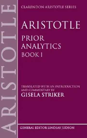 Cover of Aristotle's Prior Analytics book I