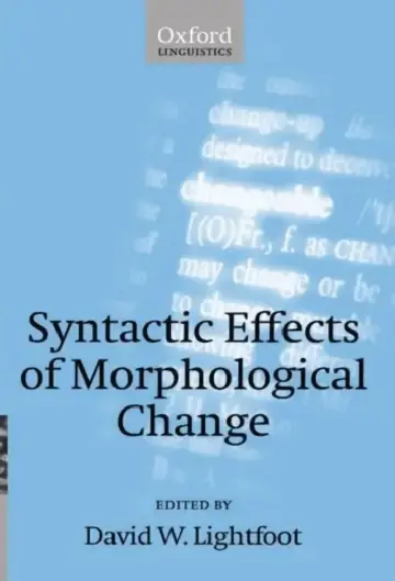 Cover of Syntactic Effects of Morphological Change