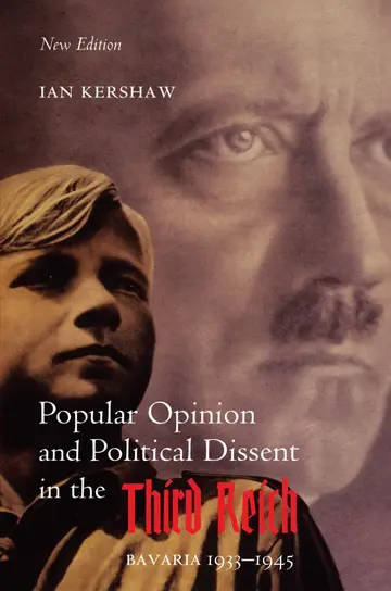 Cover of Popular Opinion and Political Dissent in the Third Reich