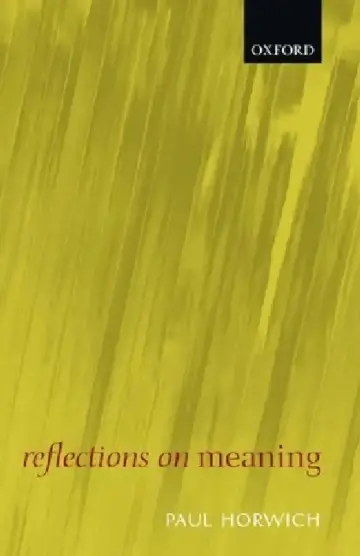 Cover of Reflections on Meaning