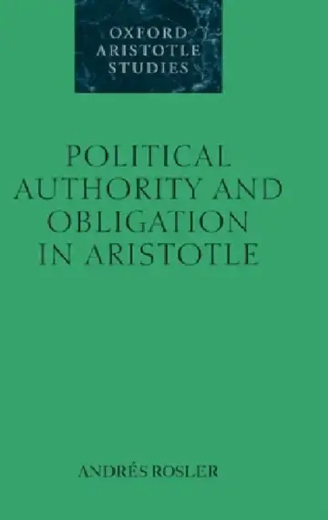 Cover of Political Authority and Obligation in Aristotle
