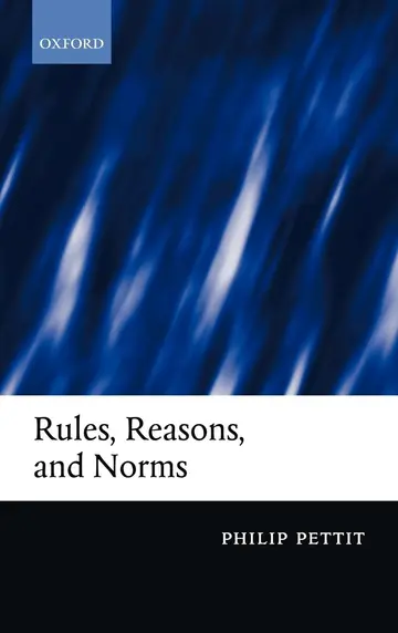 Cover of Rules, Reasons, and Norms