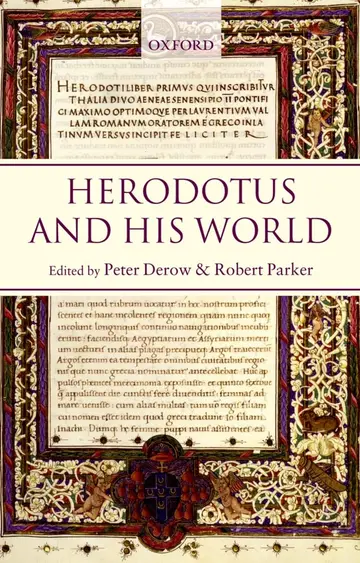 Cover of Herodotus and His World