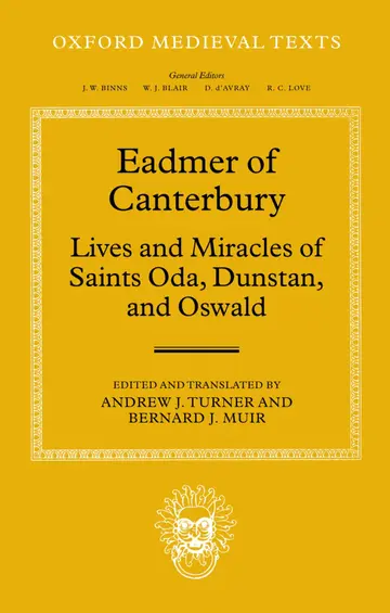 Cover of Eadmer of Canterbury