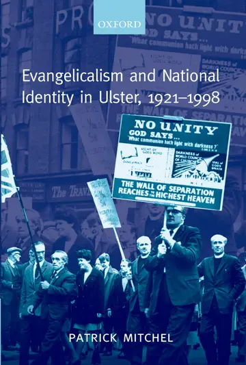 Cover of Evangelicalism and National Identity in Ulster, 1921-1998