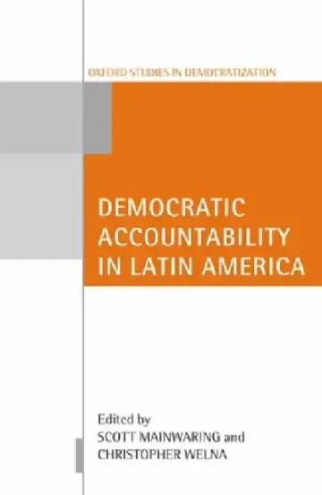 Cover of Democratic Accountability in Latin America