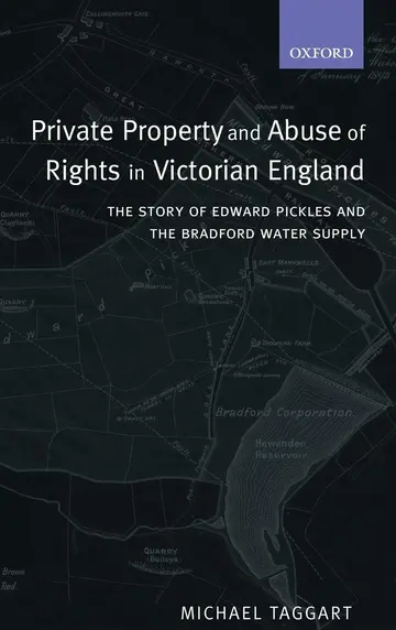 Cover of Private Property and Abuse of Rights in Victorian England
