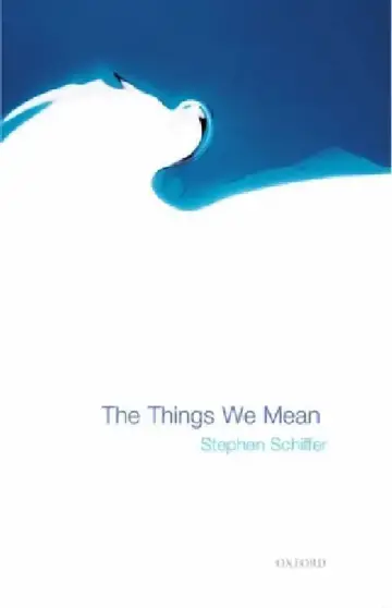 Cover of The Things We Mean