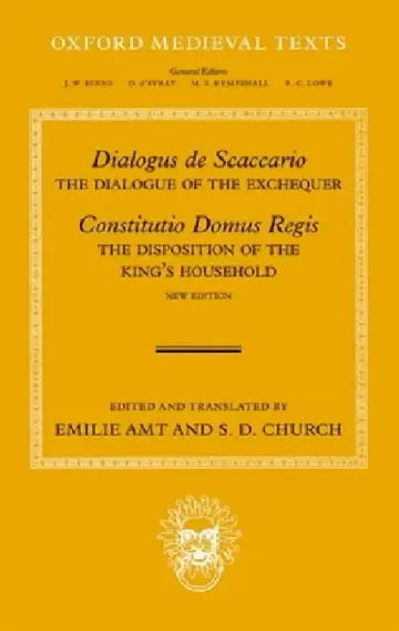 Cover of Dialogus de Scaccario, and Constitutio Domus Regis