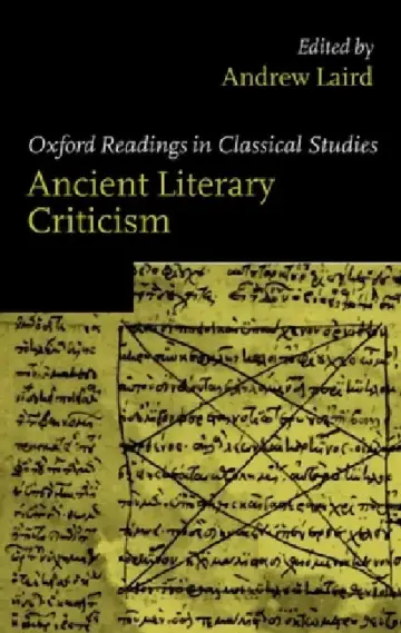 Cover of Ancient Literary Criticism