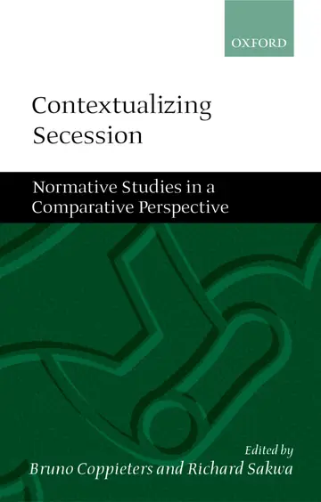 Cover of Contextualizing Secession
