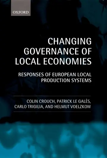 Cover of Changing Governance of Local Economies