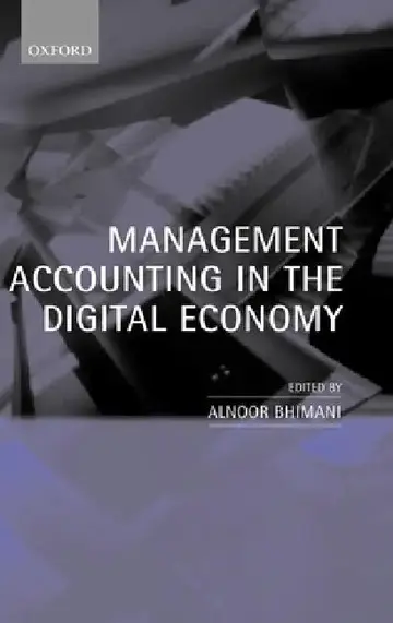 Cover of Management Accounting in the Digital Economy