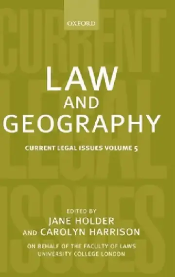 Cover of Law and Geography