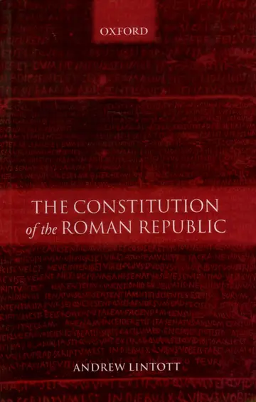 Cover of The Constitution of the Roman Republic
