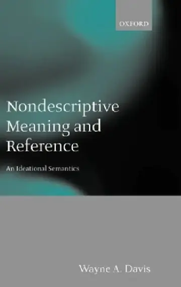 Cover of Nondescriptive Meaning and Reference