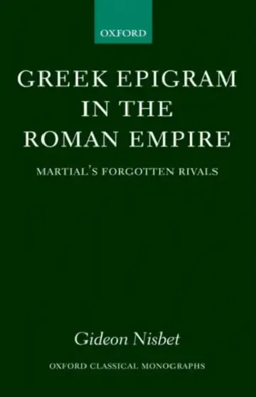 Cover of Greek Epigram in the Roman Empire