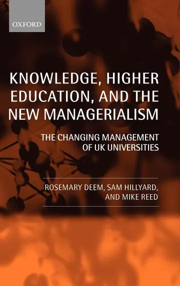 Cover of Knowledge, Higher Education, and the New Managerialism