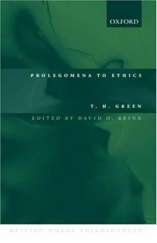Cover of Prolegomena to Ethics