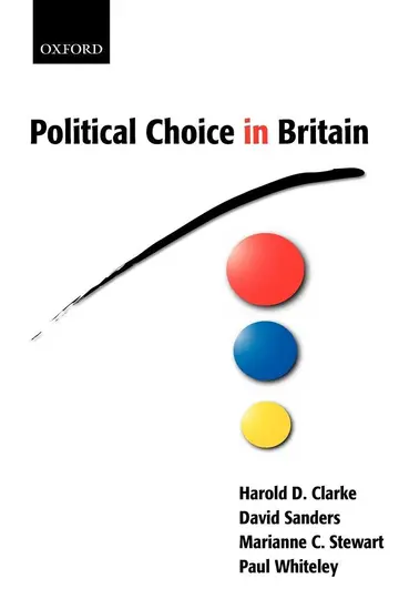 Cover of Political Choice in Britain