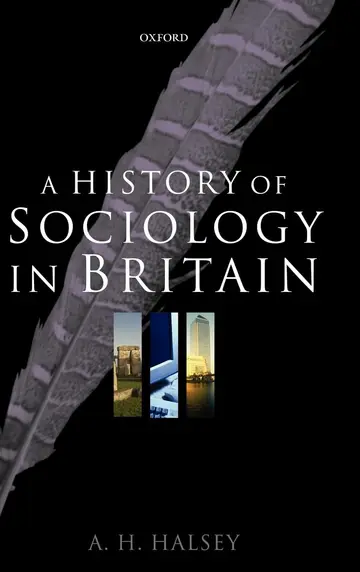 Cover of A History of Sociology in Britain