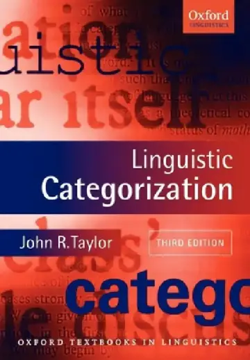 Cover of Linguistic Categorization
