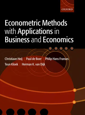Cover of Econometric Methods with Applications in Business and Economics
