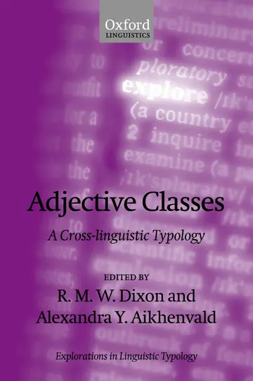 Cover of Adjective Classes