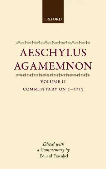 Cover of Aeschylus, Agamemnon