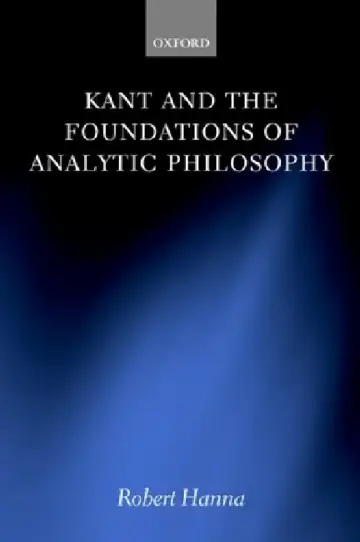 Cover of Kant and the Foundations of Analytic Philosophy