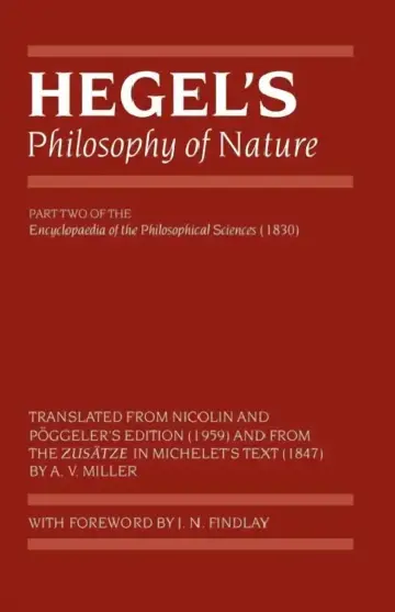 Cover of Hegel's Philosophy of Nature