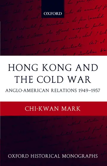 Cover of Hong Kong and the Cold War