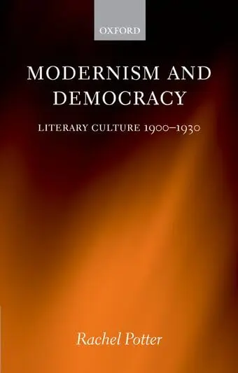 Cover of Modernism and Democracy