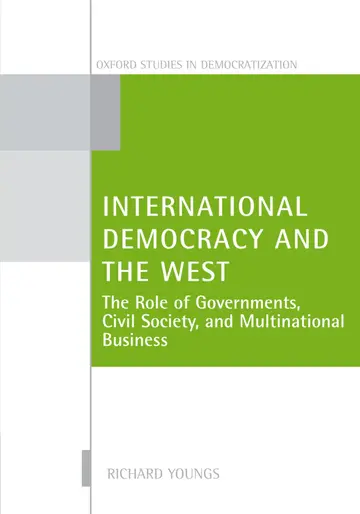 Cover of International Democracy and the West