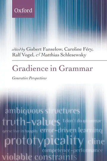 Cover of Gradience in Grammar
