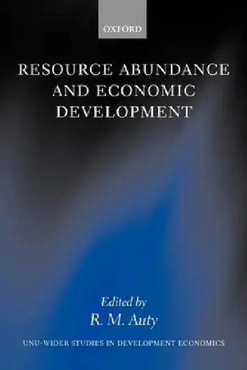 Cover of Resource Abundance and Economic Development