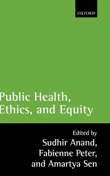 Cover of Public Health, Ethics, and Equity