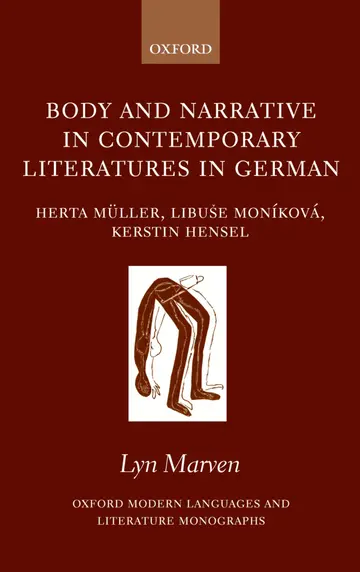 Cover of Body and Narrative in Contemporary Literatures in German