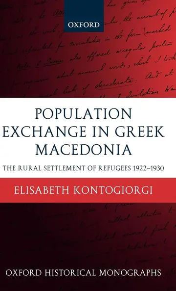 Cover of Population Exchange in Greek Macedonia