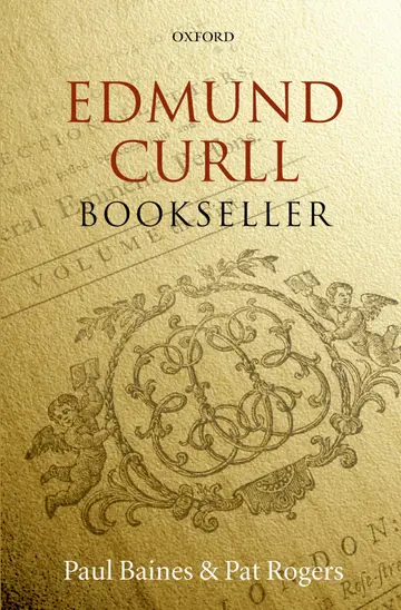 Cover of Edmund Curll, Bookseller