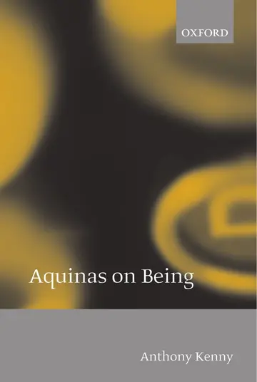 Cover of Aquinas on Being