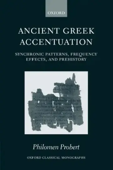 Cover of Ancient Greek Accentuation
