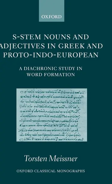 Cover of S-Stem Nouns and Adjectives in Greek and Proto-Indo-European