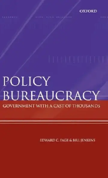 Cover of Policy Bureaucracy