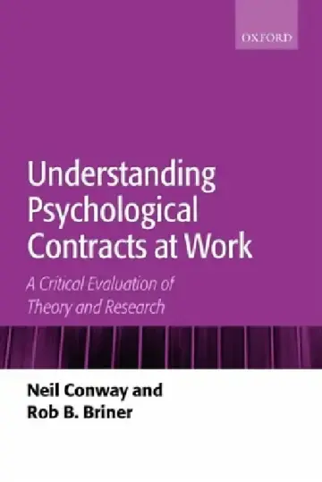 Cover of Understanding Psychological Contracts at Work