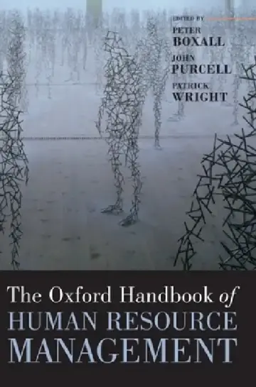 Cover of The Oxford Handbook of Human Resource Management